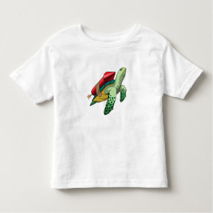 Turtle with Rocket Toddler T-shirt