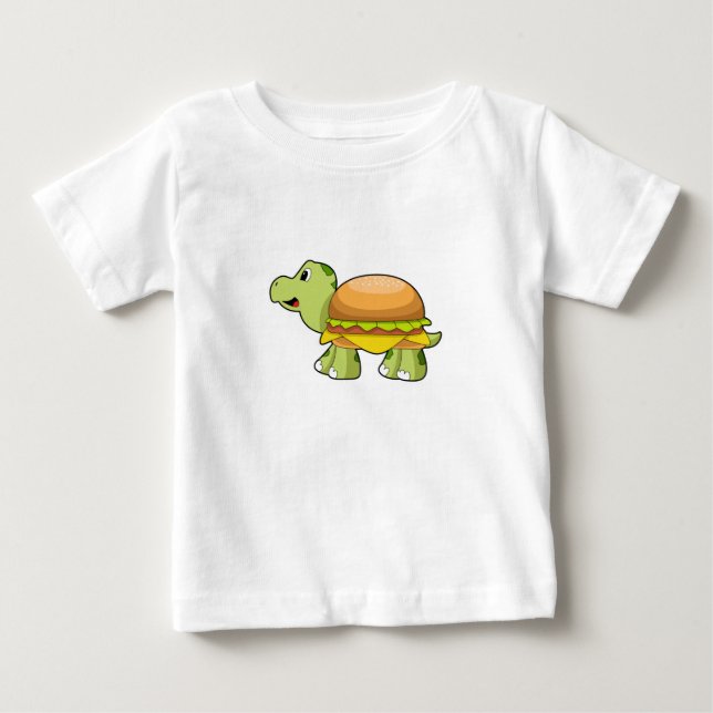Turtle with Shell as Burger.PNG Baby T-Shirt (Front)
