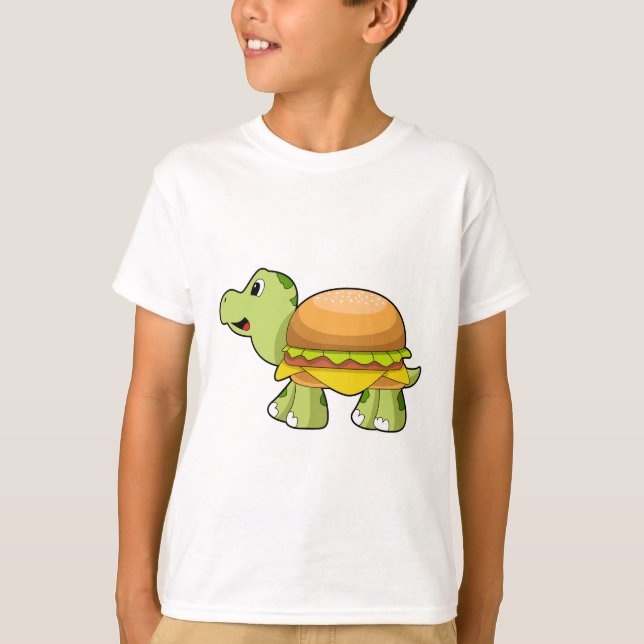 Turtle with Shell as Burger.PNG T-Shirt (Front)