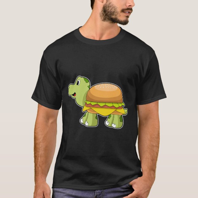 Turtle with Shell as Burger.PNG T-Shirt (Front)