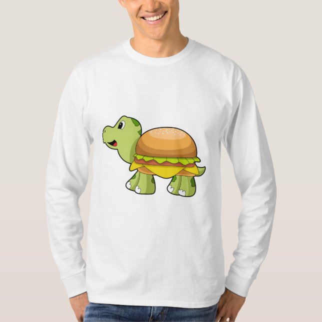 Turtle with Shell as Burger.PNG T-Shirt (Front)