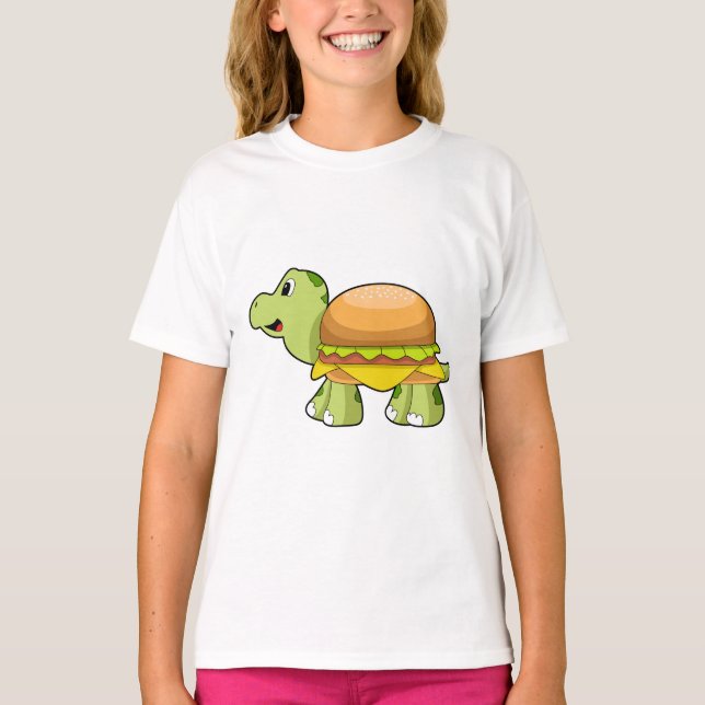 Turtle with Shell as Burger.PNG T-Shirt (Front)