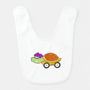 Turtle with Shell as Car Baby Bib