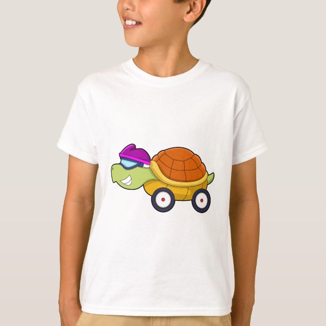 Turtle with Shell as Car T-Shirt (Front)