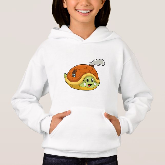 Turtle with Shell as House Hoodie (Front)