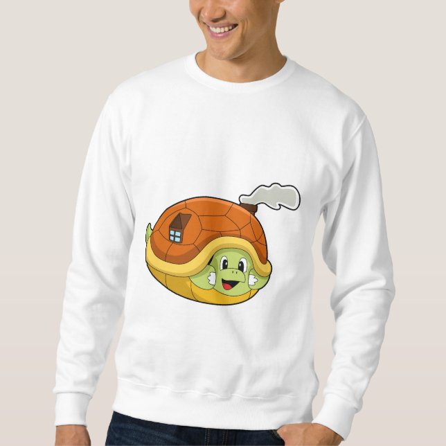 Turtle with Shell as House Sweatshirt (Front)