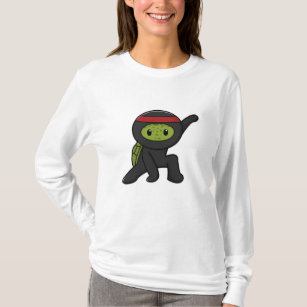 Turtle with Shell as Ninja T-Shirt
