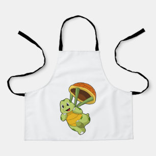 Turtle with Shell as Skydiver Apron