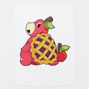 Turtle with Shell Baby Blanket