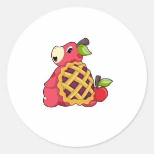 Turtle with Shell Classic Round Sticker