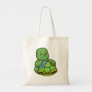 Turtle with Shell & Cleaning rag Tote Bag