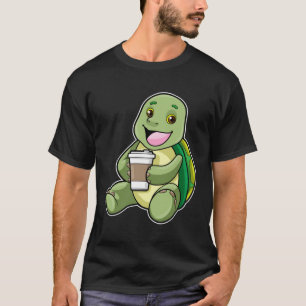 Turtle with Shell & Coffee to go T-Shirt