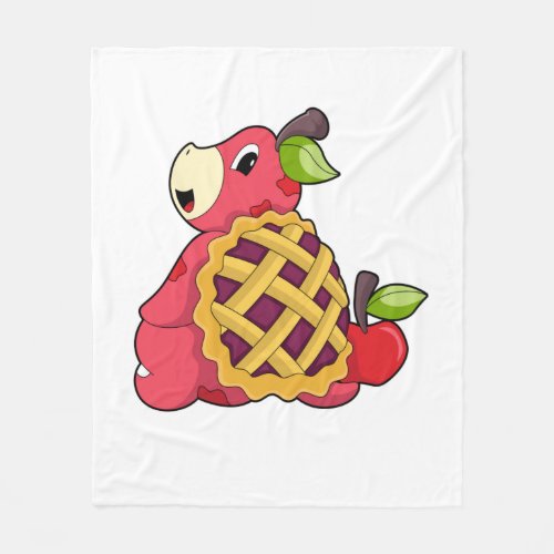 Turtle with Shell Fleece Blanket