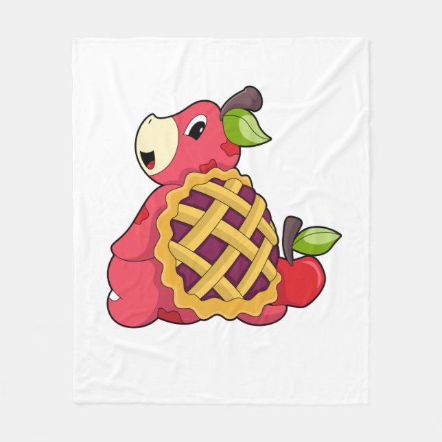 Turtle with Shell Fleece Blanket (Front)