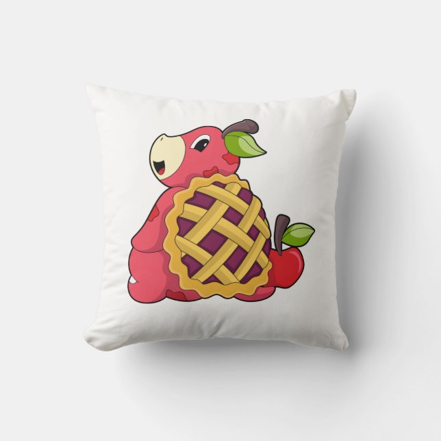 Turtle with Shell Throw Pillow (Front)