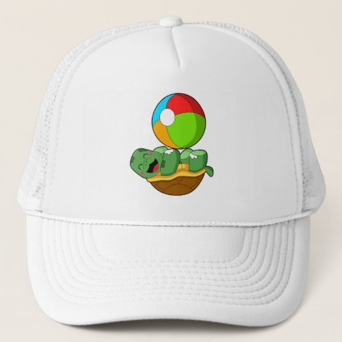 Turtle with Water polo Trucker Hat