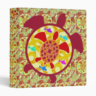 Turtle Within Turtle 1" Art Binder