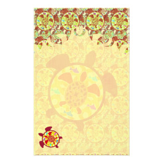 Turtle Within Turtle Flame Stationery