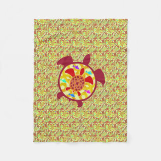 Turtle Within Turtle Fleece Blanket