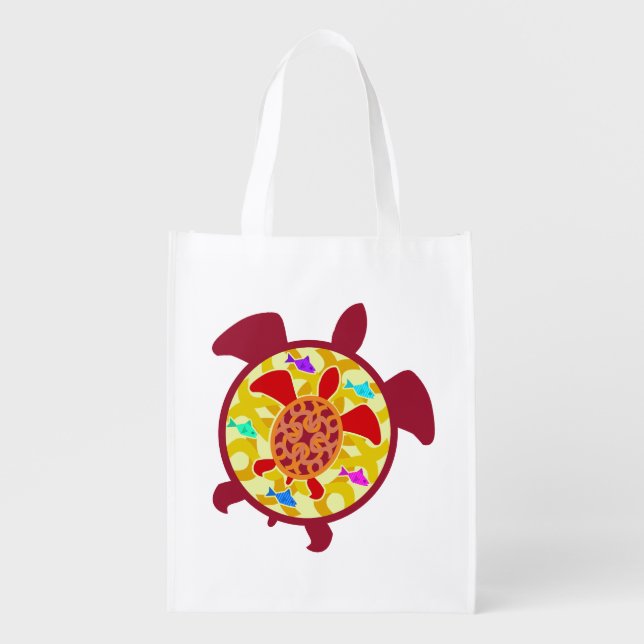 Turtle Within Turtle Grocery Bag (Front)