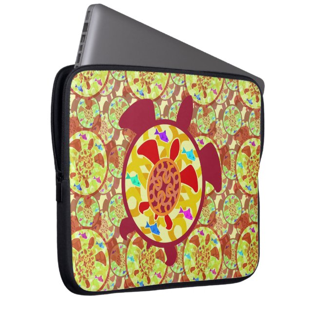 Turtle Within Turtle Laptop Sleeve (Front Right)
