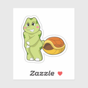 Turtle without Shell Shy.PNG Sticker