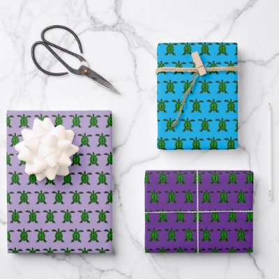 Turtle Wrapping Paper Sheets
