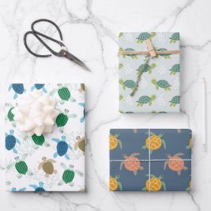 Turtle Wrapping Paper Sheets