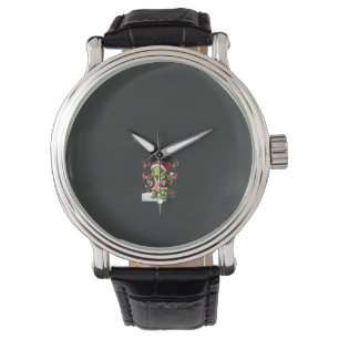 Turtle Xmas Lights Ugly Santa Turtle Christmas Tan Watch