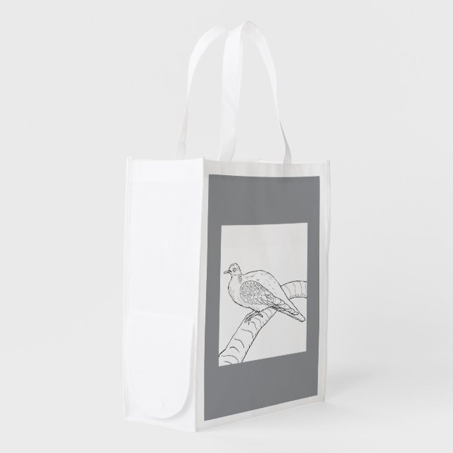 Turtledove Grocery Bag (Front Side)