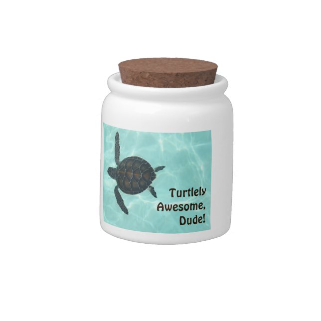 Turtlely Awesome, Dude! Candy Jar (Left)