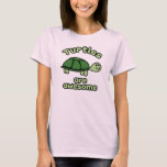 Turtles Are Awesome T-shirt at Zazzle