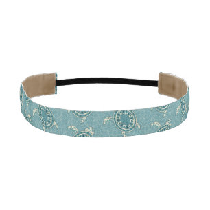 turtles background athletic headband