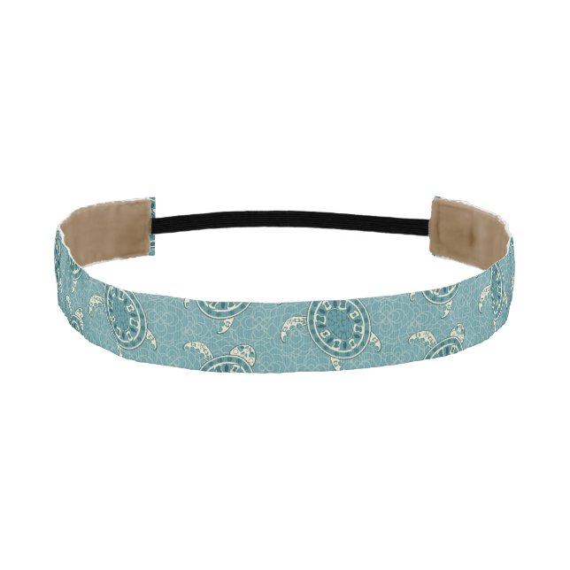 turtles background athletic headband (Front)