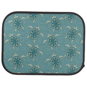turtles background car mat