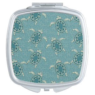 turtles background compact mirror