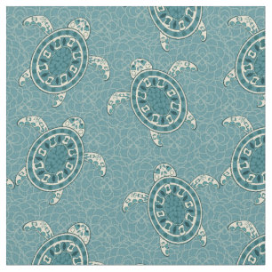 turtles background fabric