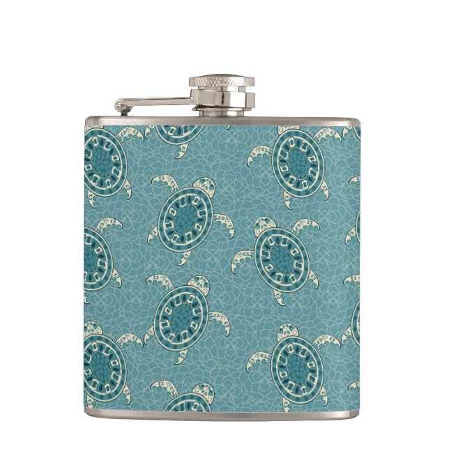 turtles background flask (Front)