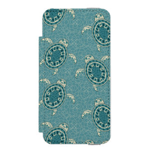 turtles background wallet case for iPhone SE/5/5s