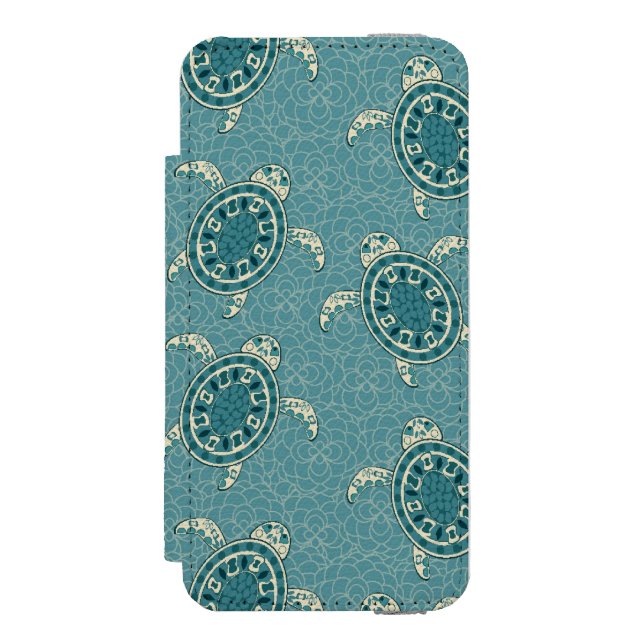 turtles background incipio iPhone wallet case (Folio Front)