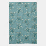 turtles background kitchen towel