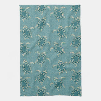 turtles background kitchen towel