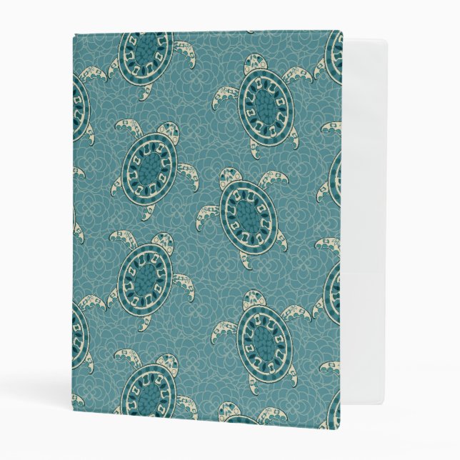 turtles background mini binder (Front/Inside)