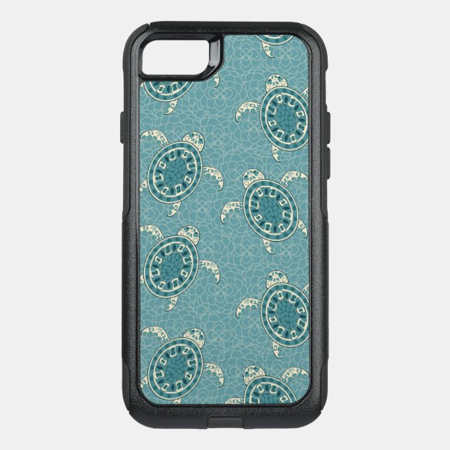 turtles background otterbox iPhone case (Back)