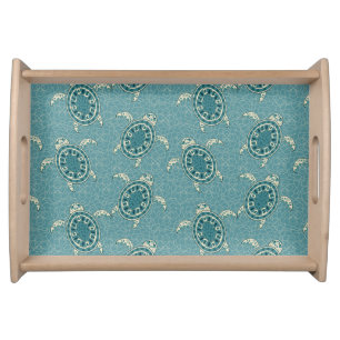 turtles background serving tray
