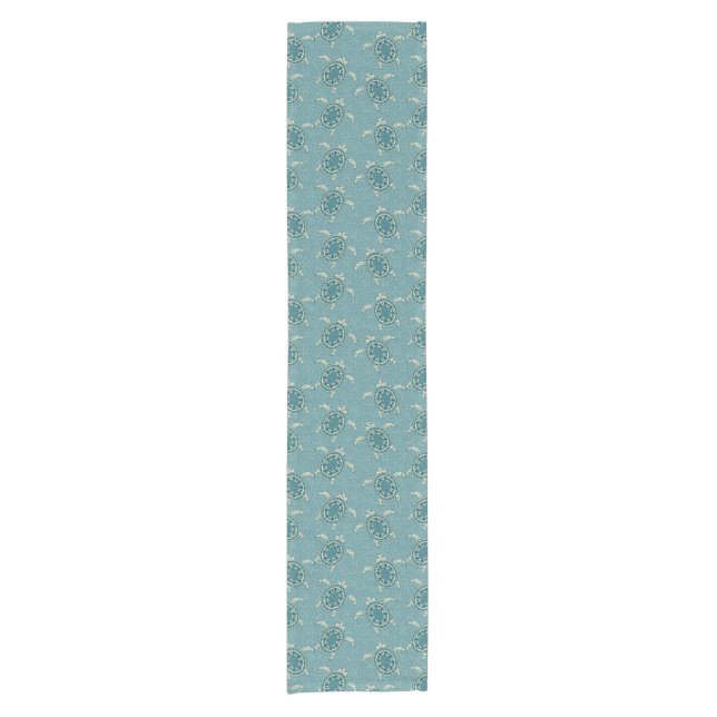 turtles background short table runner (Front)