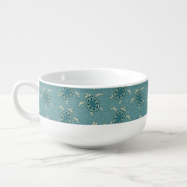 turtles background soup mug (Right)