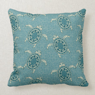 turtles background throw pillow