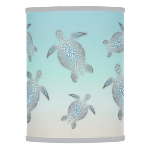 Turtles Beach Style Turquoise Nautical Modern Lamp Shade