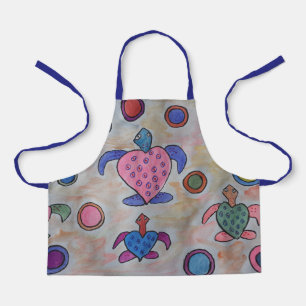 Turtles & Circles Apron